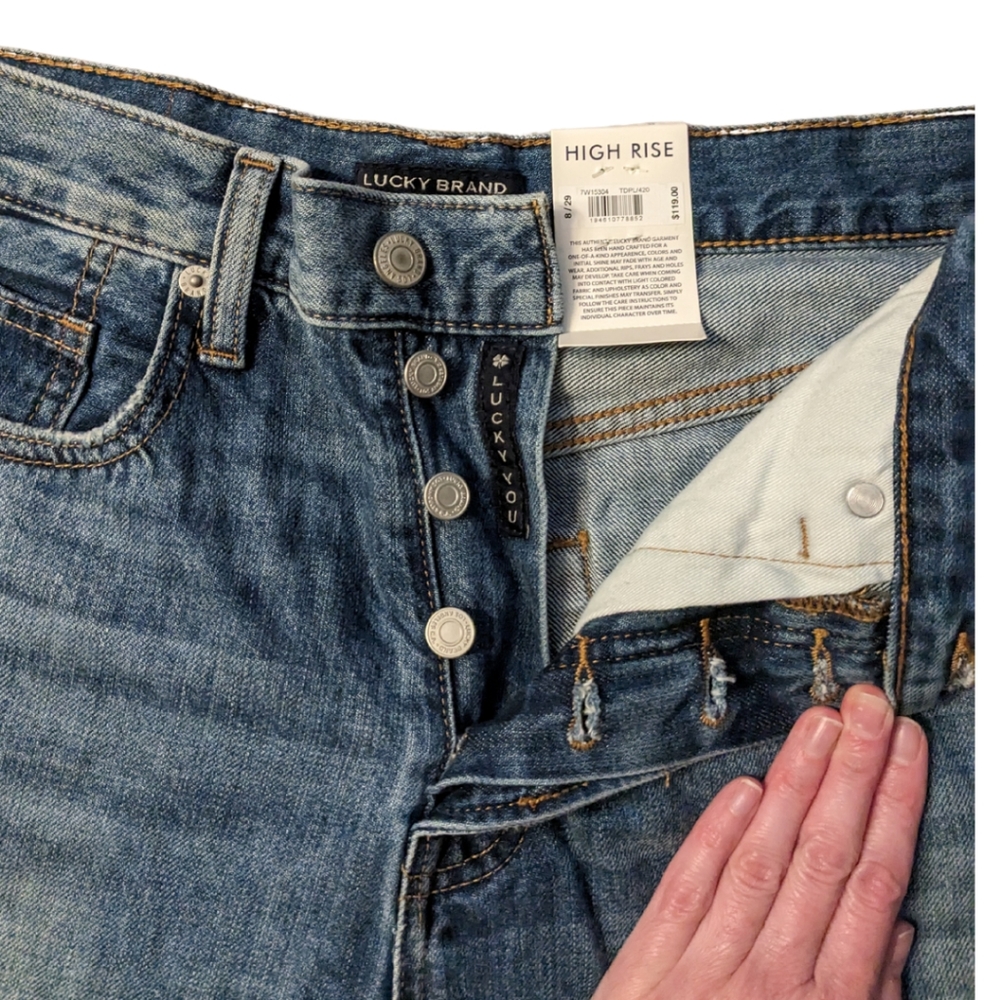 90s Loose High Rise Straight Lucky Jeans